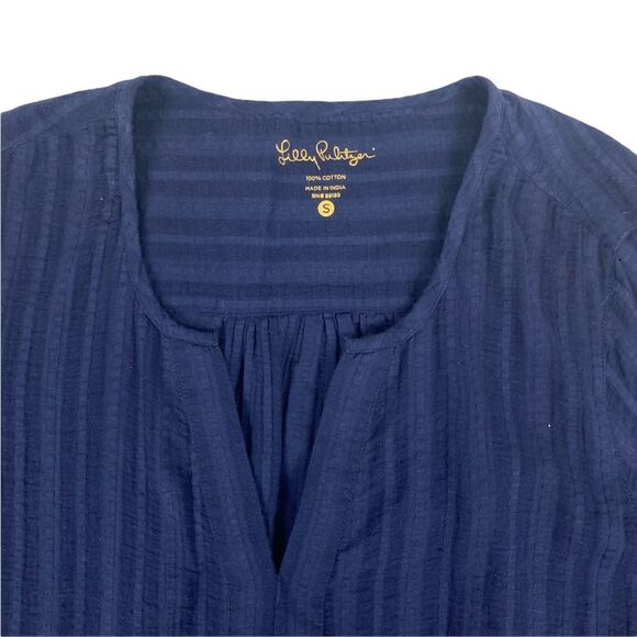 Lilly Pulitzer Nalani True Navy Tunic size Small - Picture 4 of 6